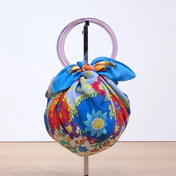 Furoshiki Kroužky hnědé