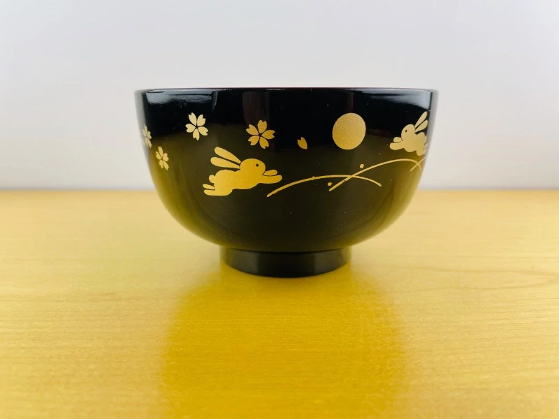 Miska miso / moon, rabit & sakura