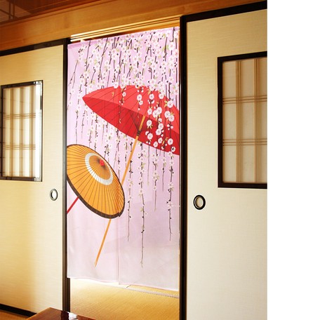 Noren Sakura a deštníky 85x150 cm