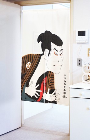 Noren Ukiyo-e Sharaku 85x150 cm