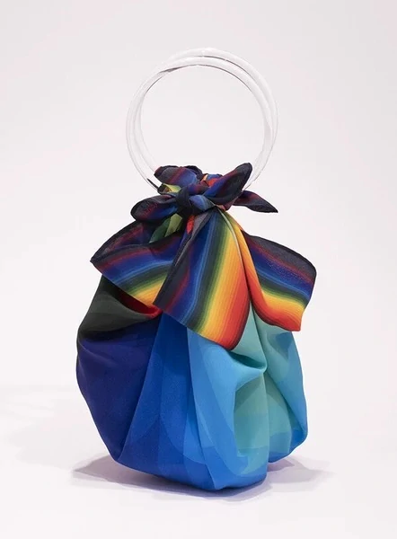 Furoshiki Kroužky hnědé