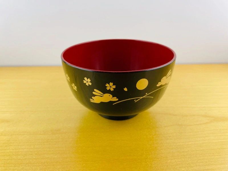 Miska miso / moon, rabit & sakura