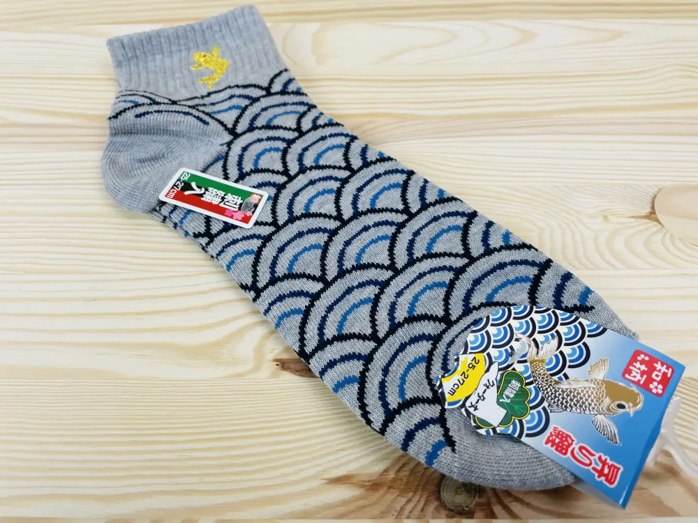 Ponožky Japonský design VLNY mix 3ks