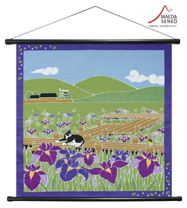 Furoshiki Kočka 12 vzorů 50x50 cm Květen