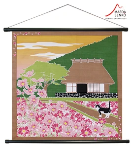 Furoshiki Kočka 12 vzorů 50x50 cm Září