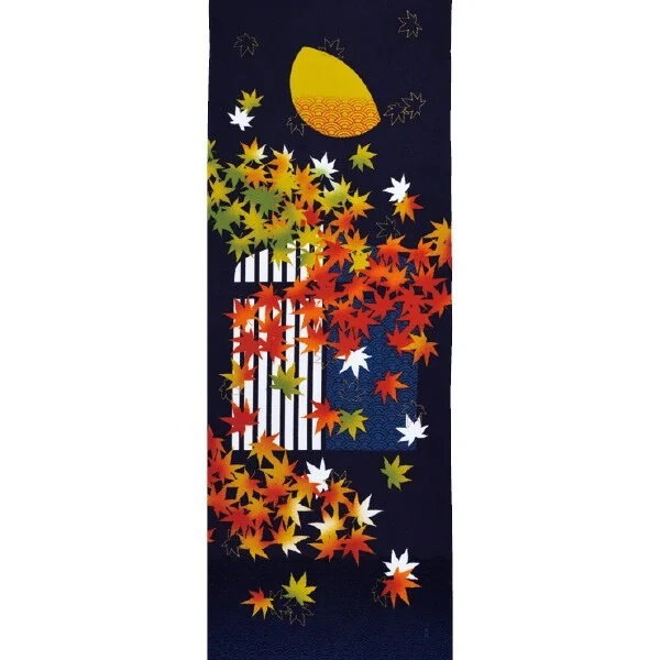 Tenugui Autumn Leaves Scenery