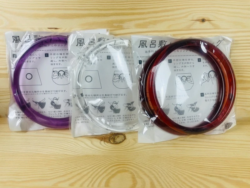 Furoshiki Kroužky hnědé